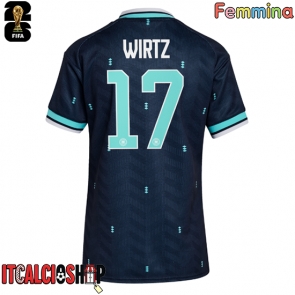 Germania Florian Wirtz #17 Seconda Maglia Femmina Mondiali 2026 Manica Corta